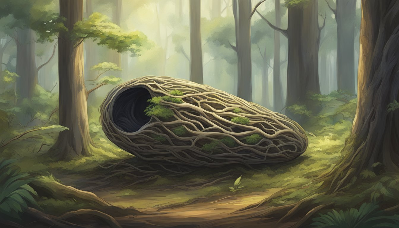 Cocoon Tree Pod Burial